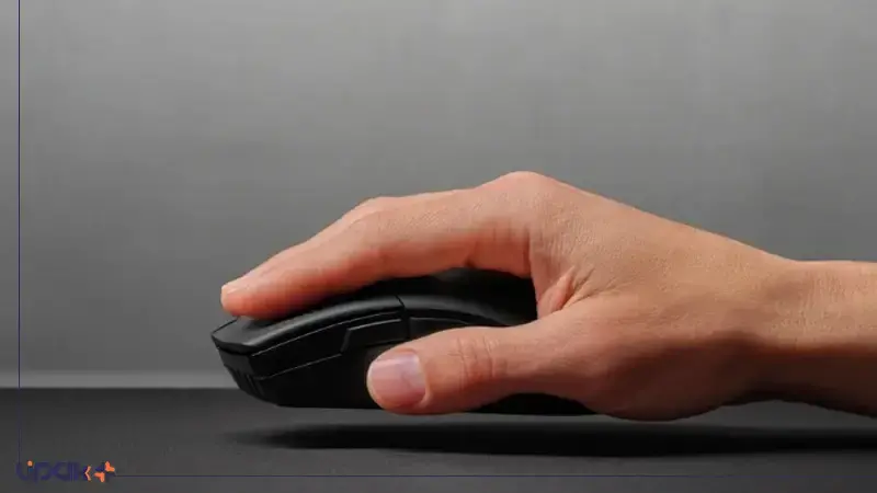 نحوه گرفتن موس به شکل Palm Grip